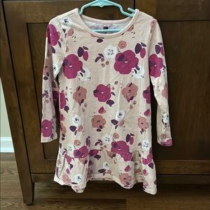 Tea collection, long sleeve floral dress, size 5